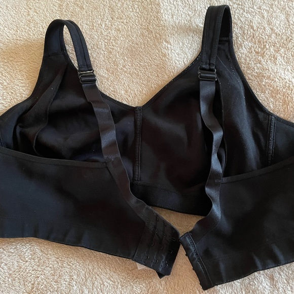 Black Cotton Wire free Women's Bra 48C - Picture 2 of 5